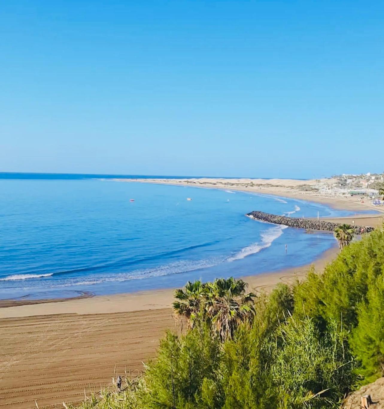 Oasis Beach Holiday Home With Jacuzzi Playa del Ingles  Dış mekan fotoğraf